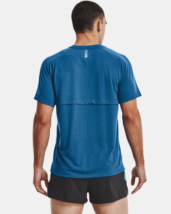 Camiseta de manga corta UA Streaker Run para hombre, Blue, pdpMainDesktop image number 1